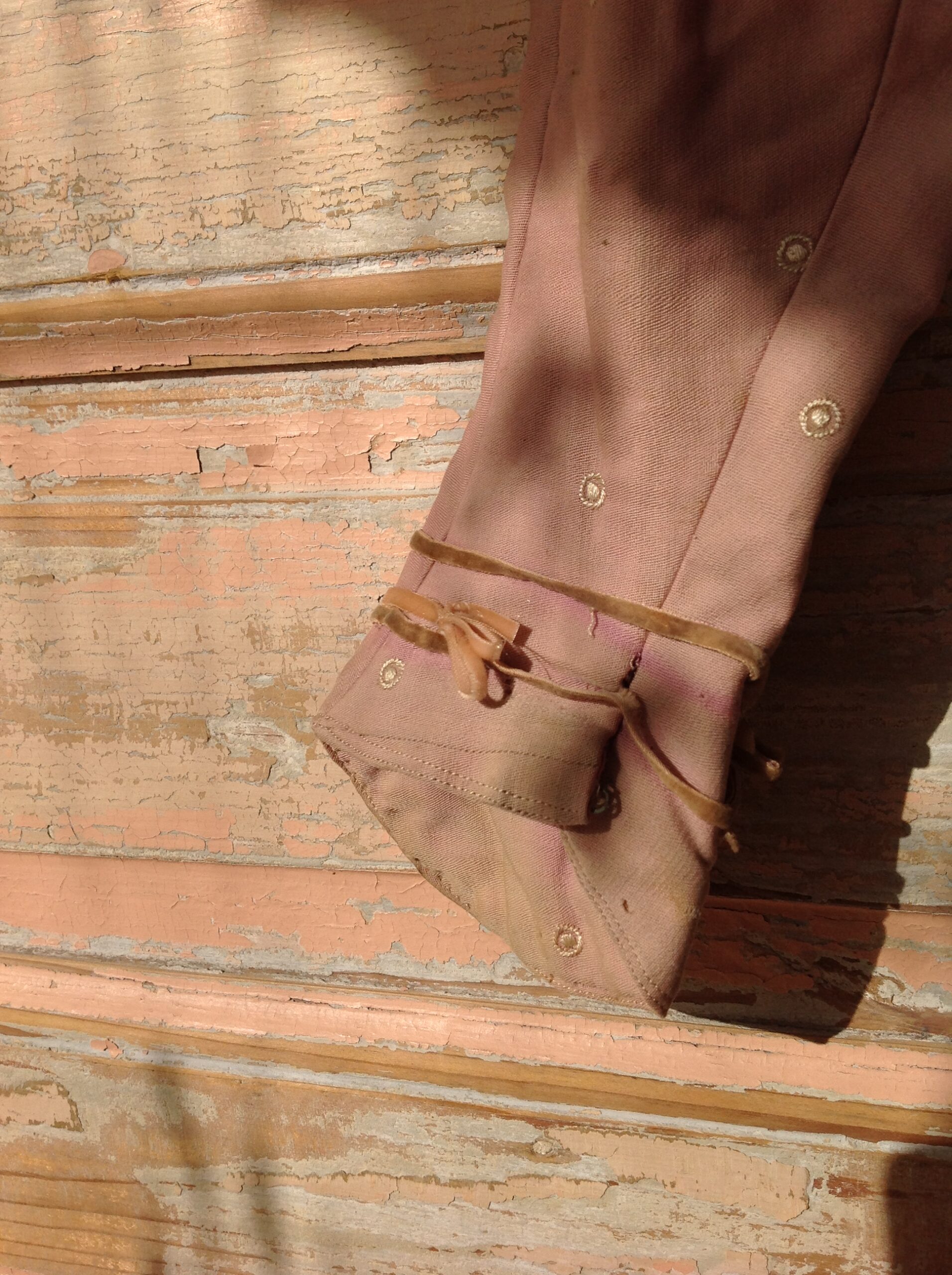 Beautiful Pink Antique Bodice, Very Old - Image 9