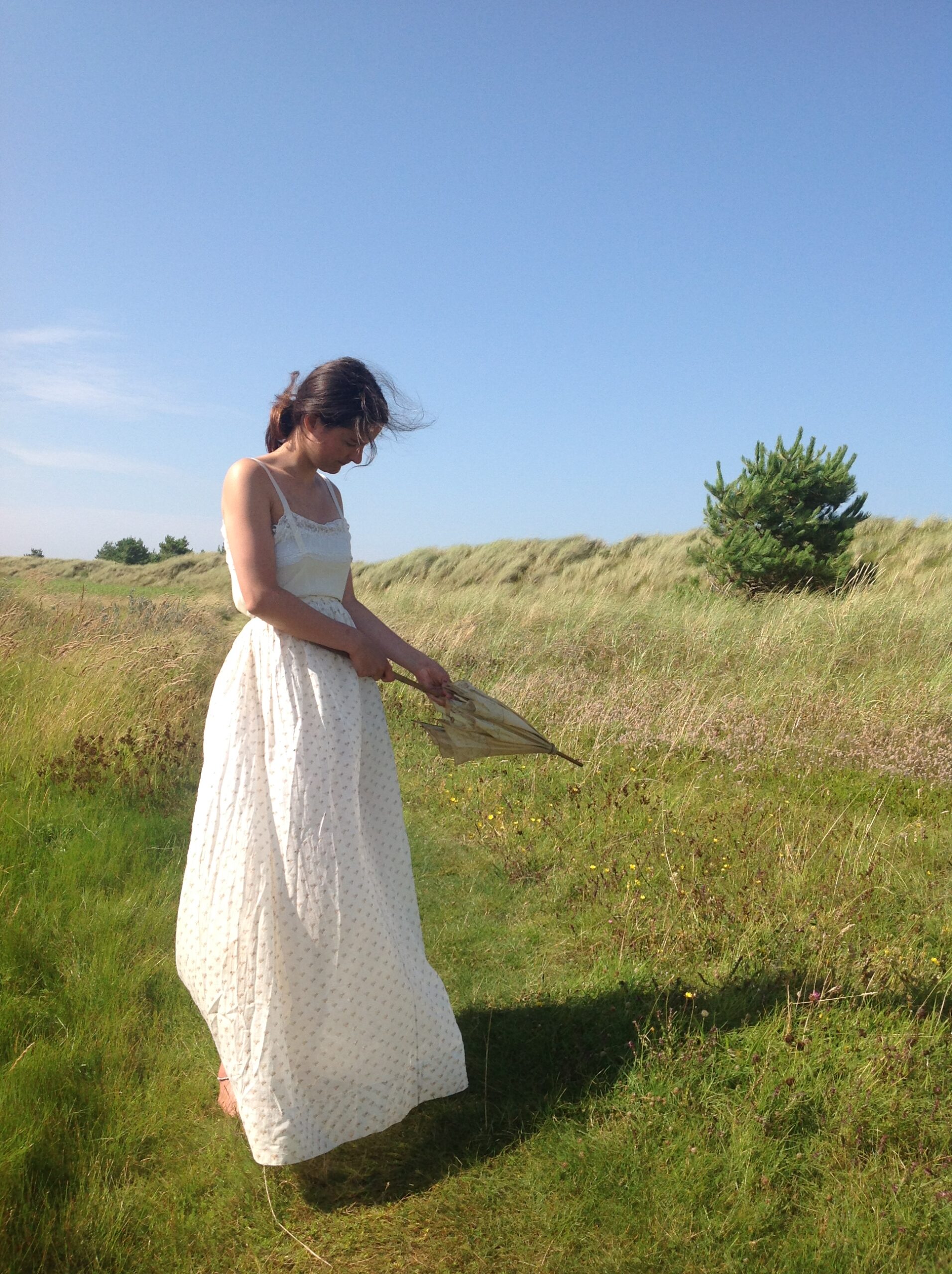 1880s Calico Print Skirt for an Antique Summer - Image 3