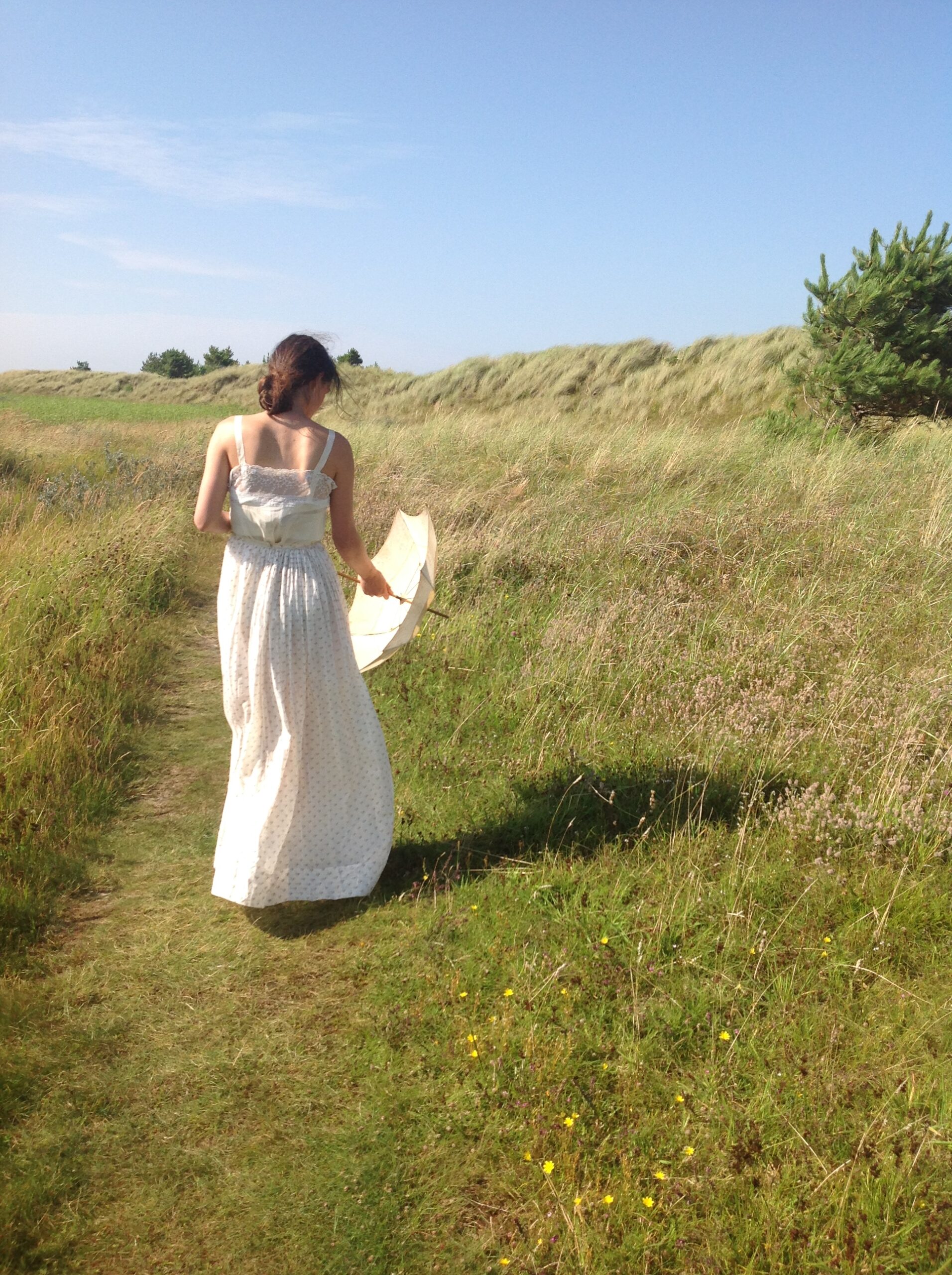 1880s Calico Print Skirt for an Antique Summer - Image 7
