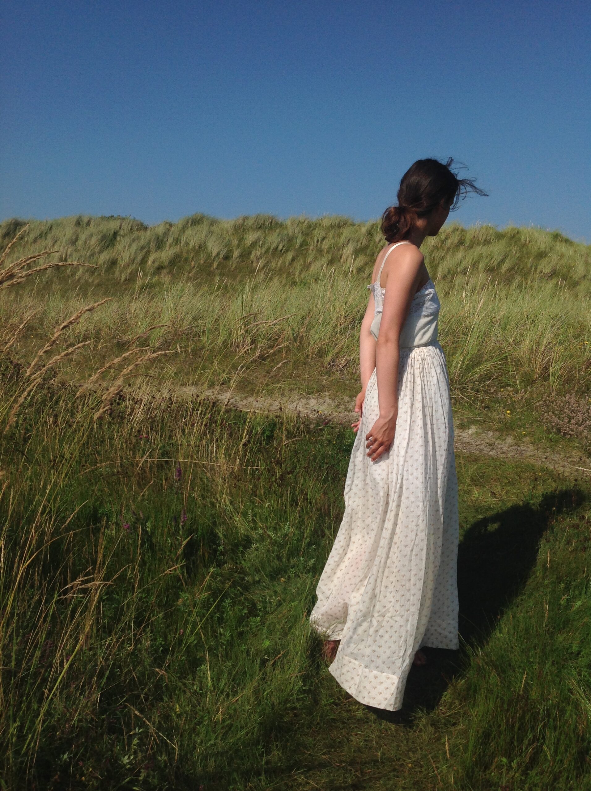 1880s Calico Print Skirt for an Antique Summer - Image 6
