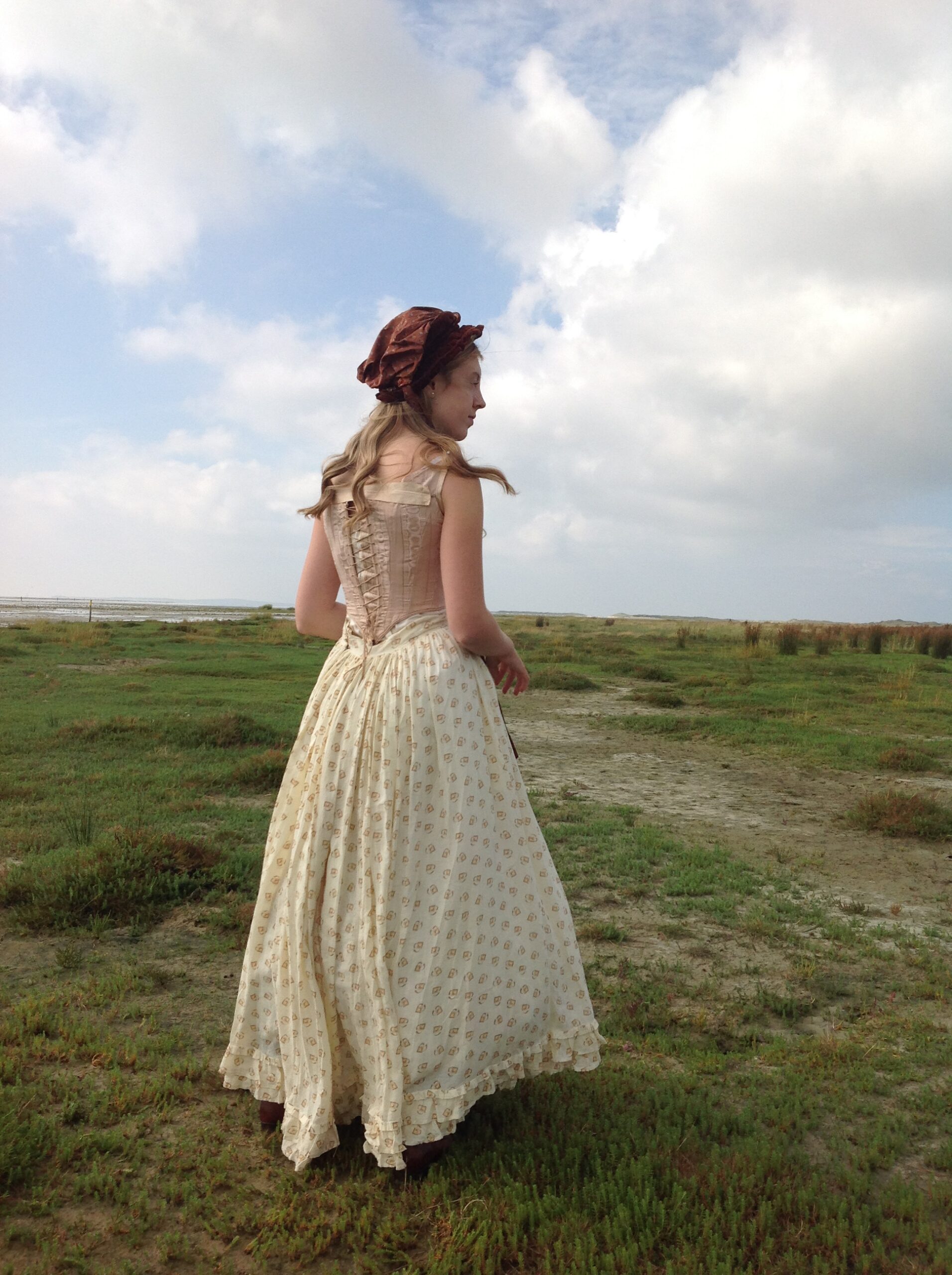 Gracious Calico Print Skirt from the 1880s - Image 5