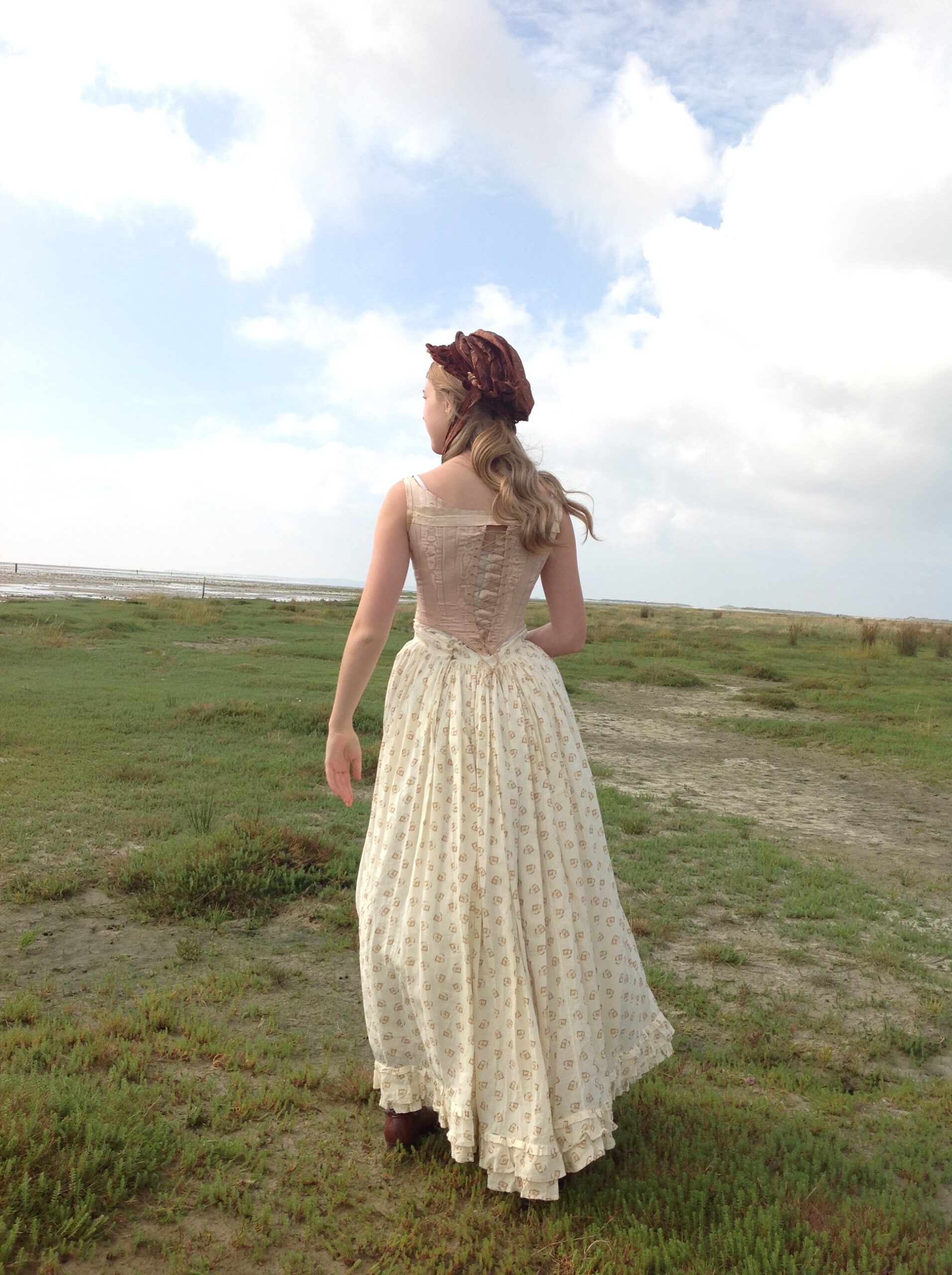 Gracious Calico Print Skirt from the 1880s - Image 3