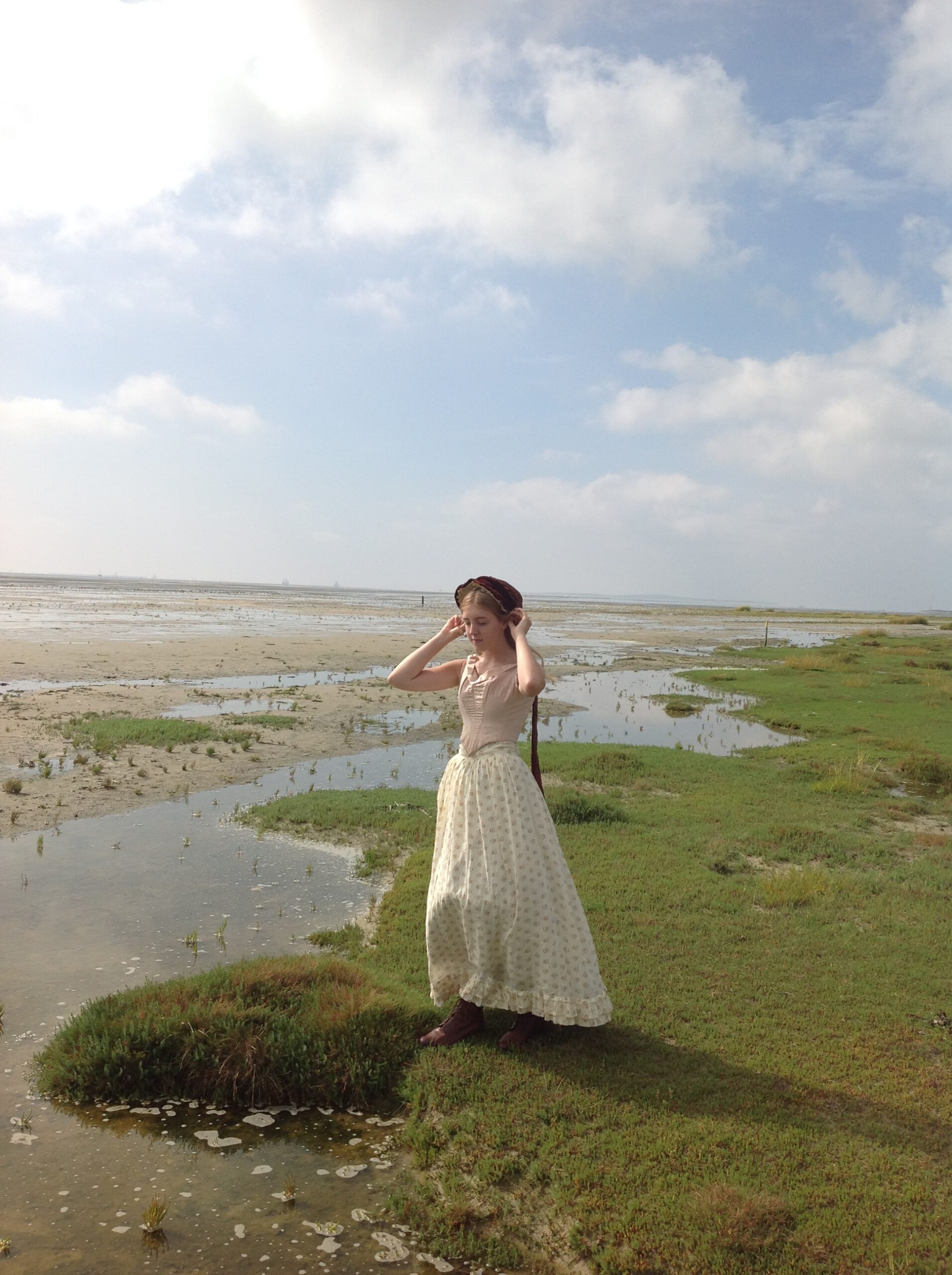 Gracious Calico Print Skirt from the 1880s - Image 7