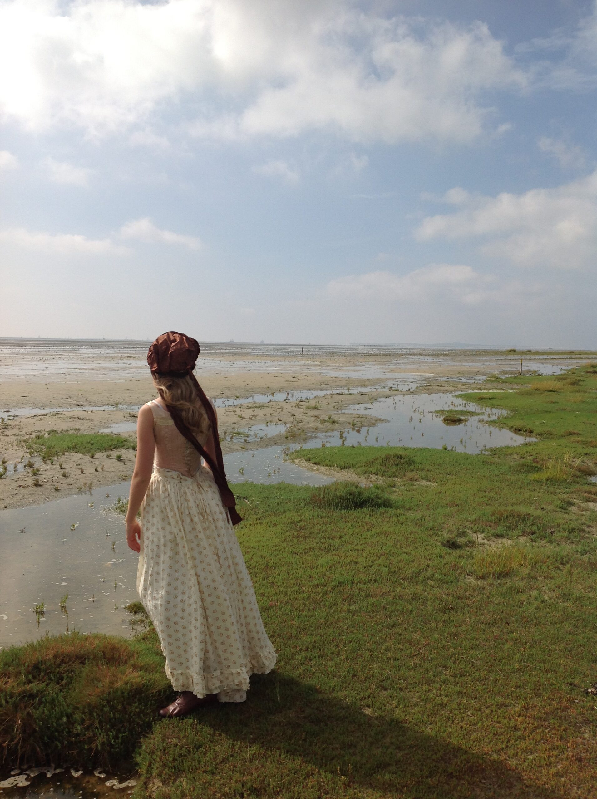 Gracious Calico Print Skirt from the 1880s - Image 6