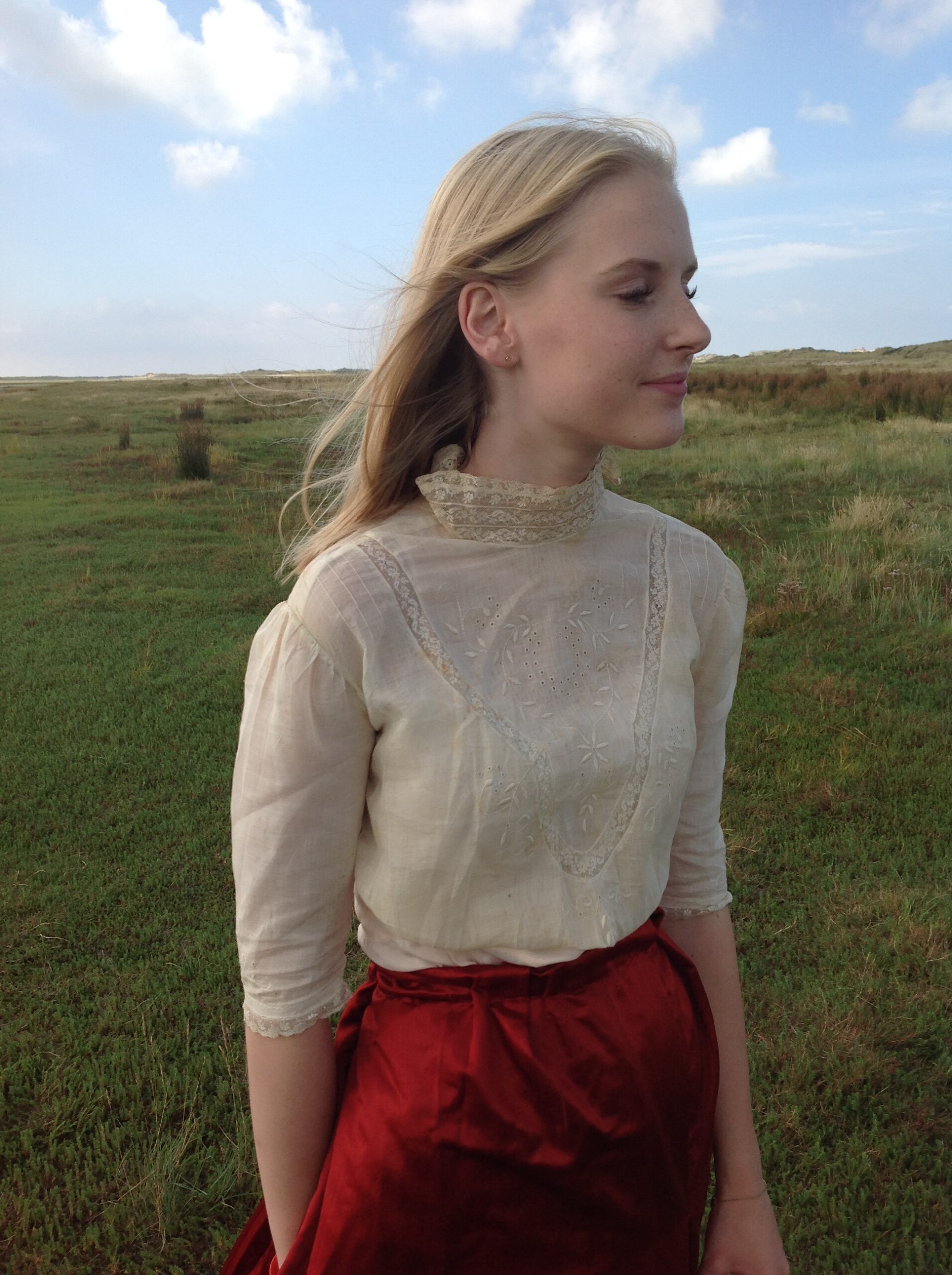 1870s Cotton Blouse - Image 4