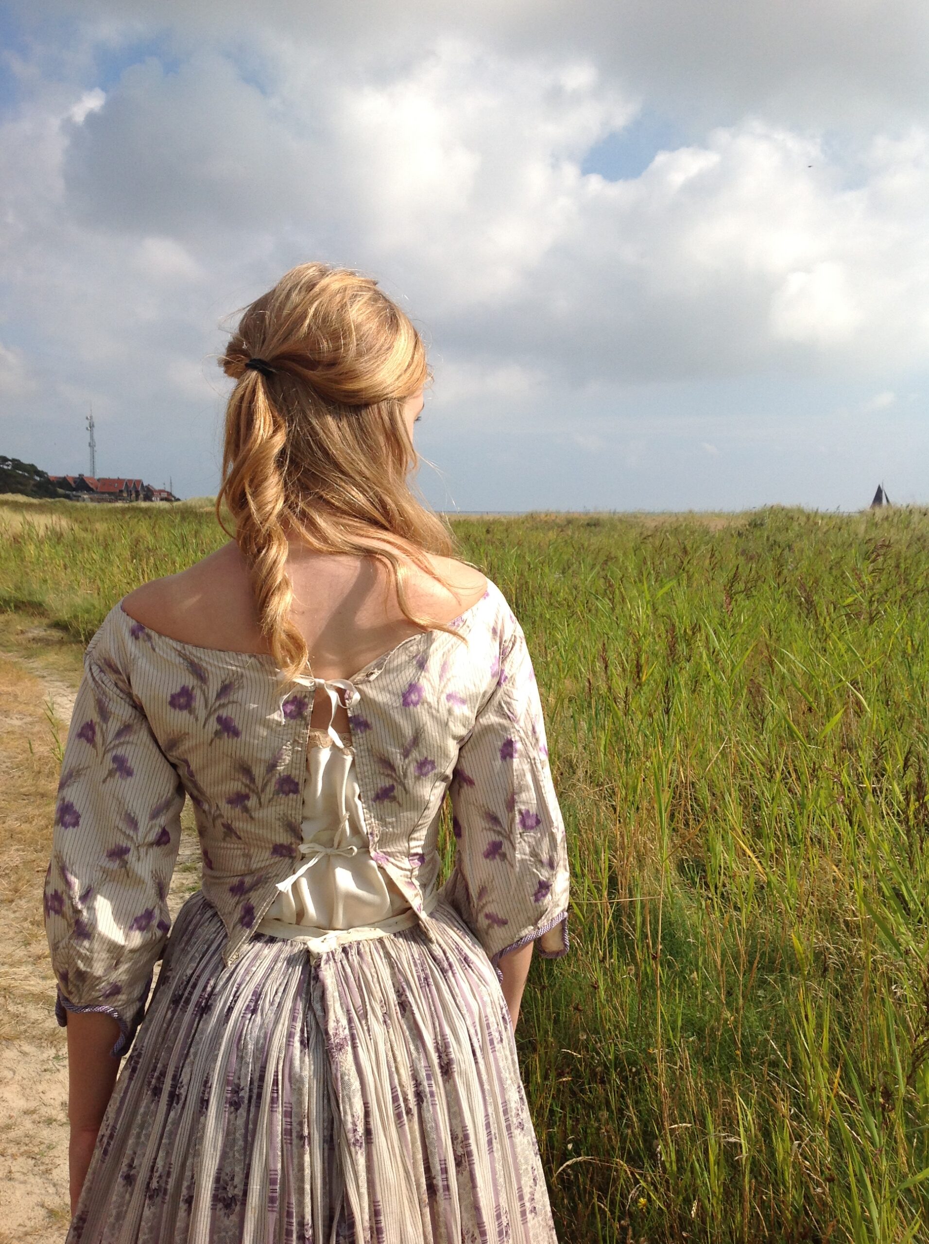 Silk Ballgown Bodice with Floral Print - Image 5
