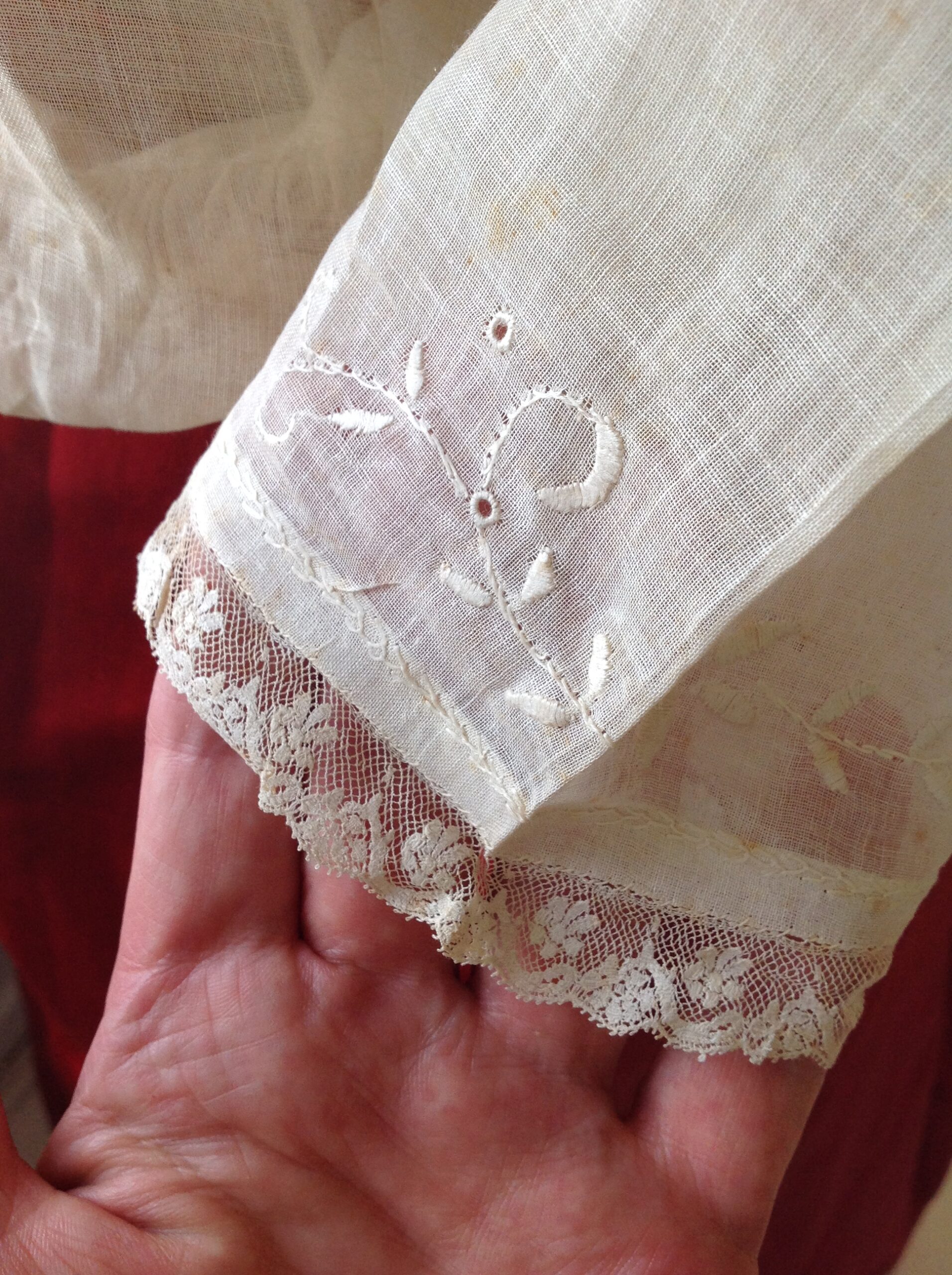 1870s Cotton Blouse - Image 9